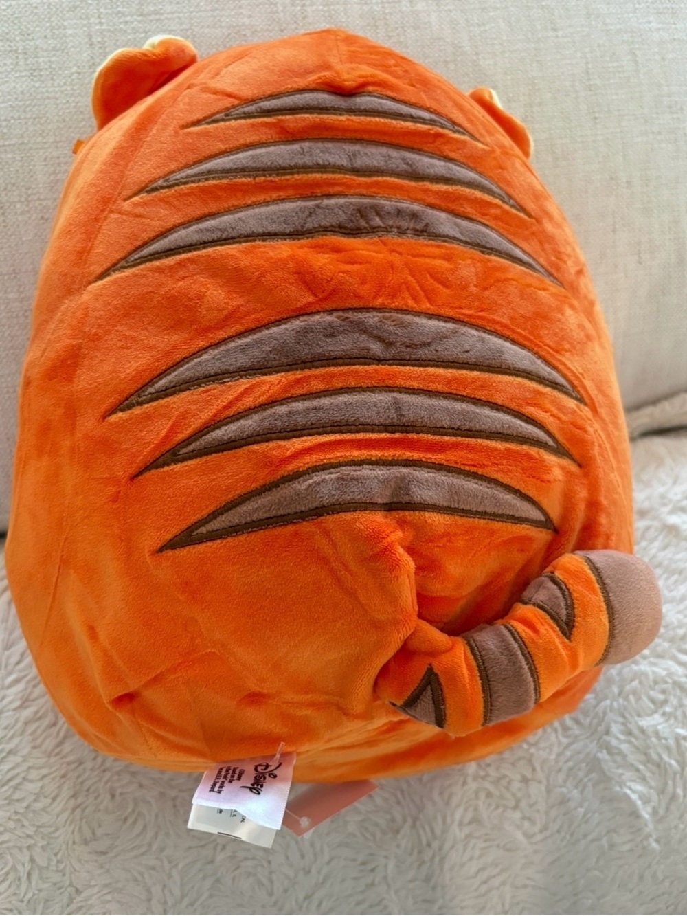 Squishmallows Orange Plush with Cream Face and Pink Nose Tiger - Picture 2 of 4